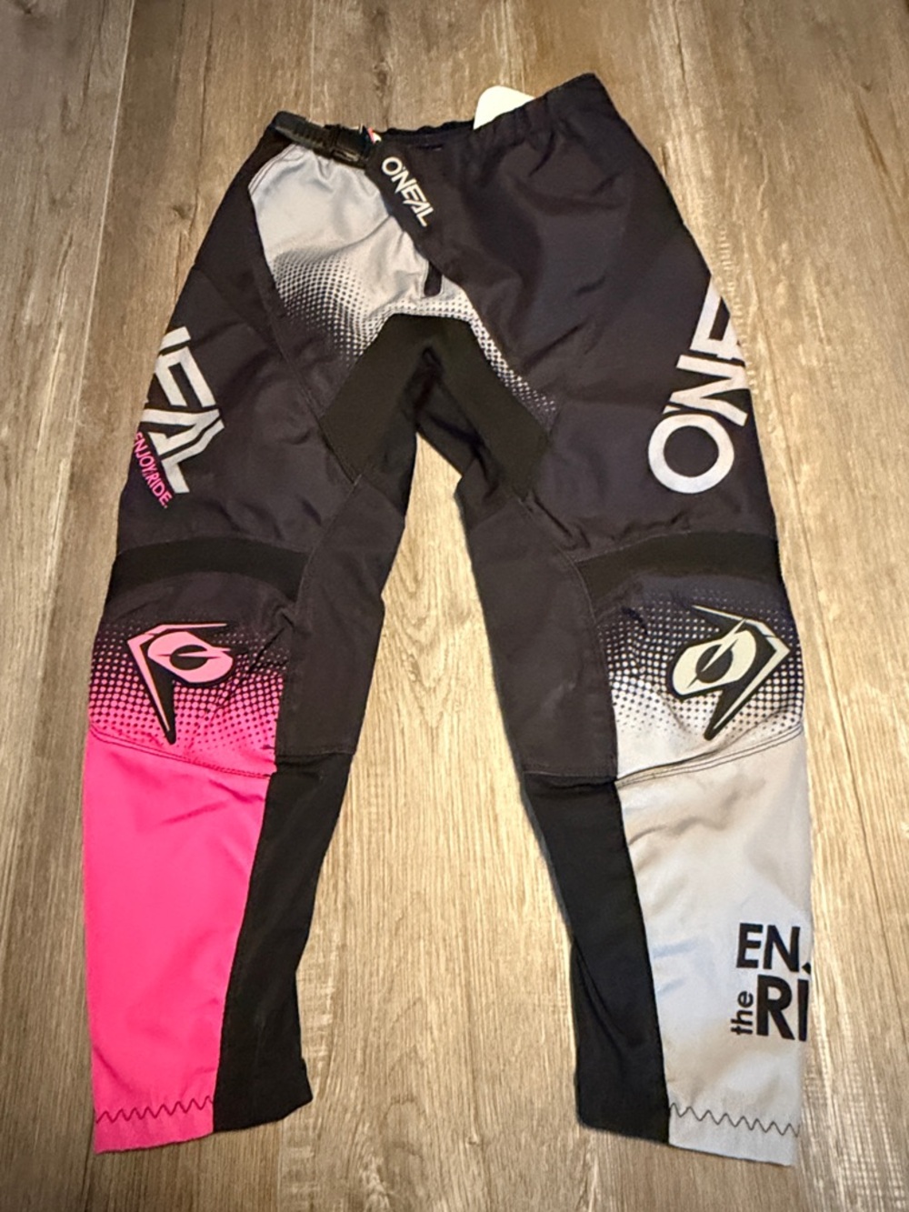 O’Neal Kids Black, Pink & Gray MX Riding Pants